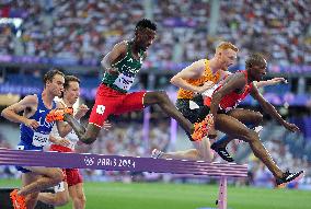 (PARIS2024) FRANCE-PARIS-OLY-ATHLETICS-3000M STEEPLECHASE-MEN