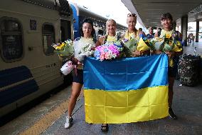 Ukrainian athletes come back home from Paris 2024 OlympicsUkrainian athletes come back home from Paris 2024 Olympics