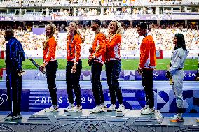 Paris 2024 - 4x400m Mixed Relay Medal Presentation