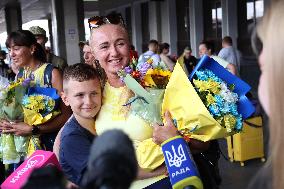 Ukrainian athletes come back home from Paris 2024 OlympicsUkrainian athletes come back home from Paris 2024 Olympics