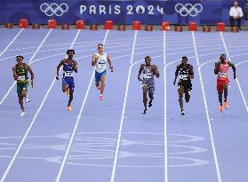 (PARIS2024) FRANCE-PARIS-OLY-ATHLETICS-200M-MEN