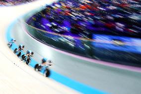 Paris 2024 - Track Cycling Illustrations