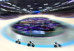 Paris 2024 - Track Cycling Illustrations