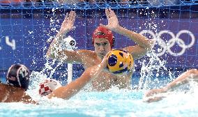 (PARIS2024) FRANCE-SAINT-DENIS-OLY-WATER POLO