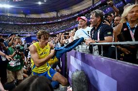 Paris 2024 - Pole Vault - Armand Duplantis Wins Gold By Setting New WR