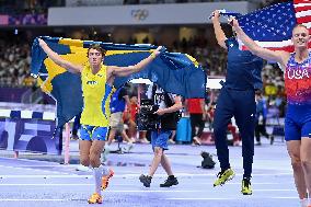 Paris 2024 - Pole Vault - Armand Duplantis Wins Gold By Setting New WR