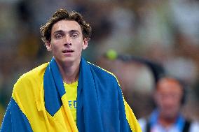 Paris 2024 - Pole Vault - Armand Duplantis Wins Gold By Setting New WR