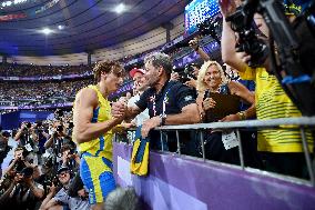 Paris 2024 - Pole Vault - Armand Duplantis Wins Gold By Setting New WR