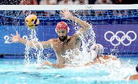 (PARIS2024) FRANCE-SAINT-DENIS-OLY-WATER POLO