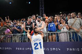 Paris 2024 - Basketball 3x3 - Team France Wins Silver