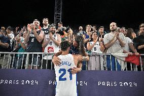 Paris 2024 - Basketball 3x3 - Team France Wins Silver