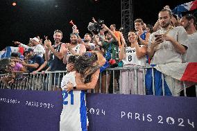 Paris 2024 - Basketball 3x3 - Team France Wins Silver