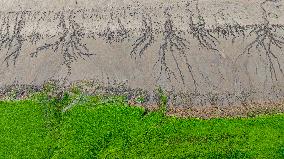 Yellow River Sand Painting