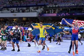 Paris 2024 - Duplantis Breaks Pole Vault World Record On Way To Gold