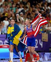 Paris 2024 - Duplantis Breaks Pole Vault World Record On Way To Gold