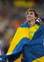 Paris 2024 - Duplantis Breaks Pole Vault World Record On Way To Gold