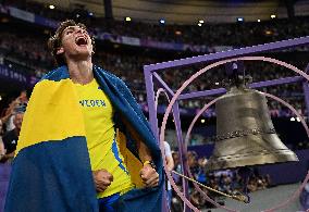 Paris 2024 - Duplantis Breaks Pole Vault World Record On Way To Gold