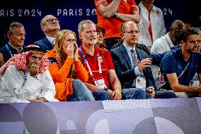 Paris 2024 - Royals Attend Basketball 3x3 Final