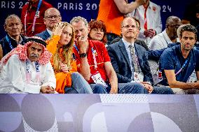 Paris 2024 - Royals Attend Basketball 3x3 Final