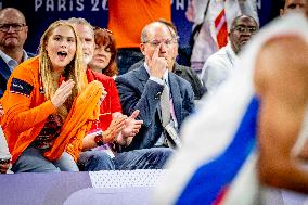 Paris 2024 - Royals Attend Basketball 3x3 Final