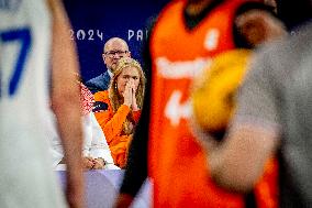 Paris 2024 - Royals Attend Basketball 3x3 Final