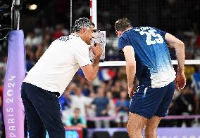 Paris 2024 - France v Germany Volleyball Quarter Final