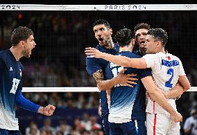 Paris 2024 - France v Germany Volleyball Quarter Final