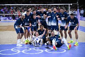 Paris 2024 - France v Germany Volleyball Quarter Final