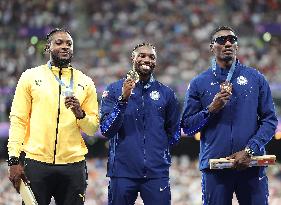 Paris 2024 - 100m Medal Ceremony