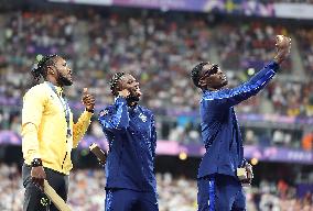 Paris 2024 - 100m Medal Ceremony