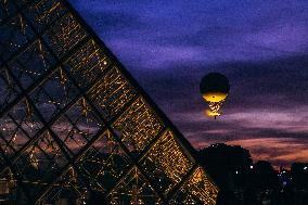 Paris 2024 - Olympic Cauldron Draws Massive Crowds