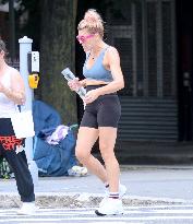 Busy Philipps Heads To Workout Class - NYC