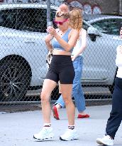 Busy Philipps Heads To Workout Class - NYC