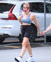 Busy Philipps Heads To Workout Class - NYC