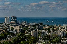 Empty Streets Of Haifa Amid Regional Tensions - Israel