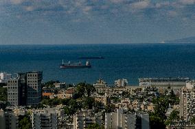 Empty Streets Of Haifa Amid Regional Tensions - Israel