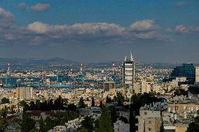 Empty Streets Of Haifa Amid Regional Tensions - Israel