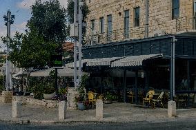 Empty Streets Of Haifa Amid Regional Tensions - Israel