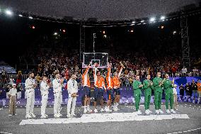 Paris 2024 - France Wins Silver In 3X3 Basketball