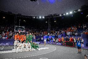 Paris 2024 - France Wins Silver In 3X3 Basketball