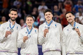 Paris 2024 - France Wins Silver In 3X3 Basketball