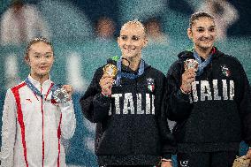 Paris 2024 - Alice D'Amato Wins Gold On Beam