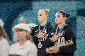 Paris 2024 - Alice D'Amato Wins Gold On Beam