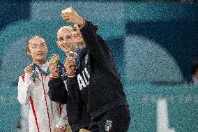 Paris 2024 - Alice D'Amato Wins Gold On Beam