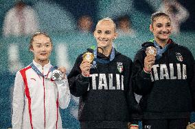 Paris 2024 - Alice D'Amato Wins Gold On Beam