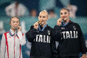 Paris 2024 - Alice D'Amato Wins Gold On Beam