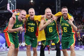 Paris 2024 - Netherlands Take Gold In Men’s Basketball 3x3