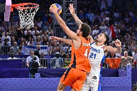 Paris 2024 - France Wins Silver In Men's 3X3 Basketball