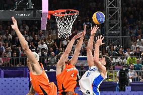 Paris 2024 - France Wins Silver In Men's 3X3 Basketball