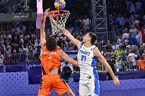 Paris 2024 - France Wins Silver In Men's 3X3 Basketball